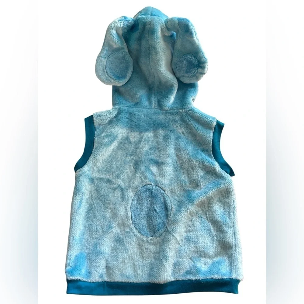 VTG 2003 Blues Clues Hooded Dog Plush Halloween Costume 4-6 Soft Blue Pullover
